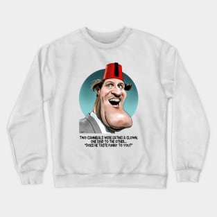 Tommy Cooper cartoon Crewneck Sweatshirt